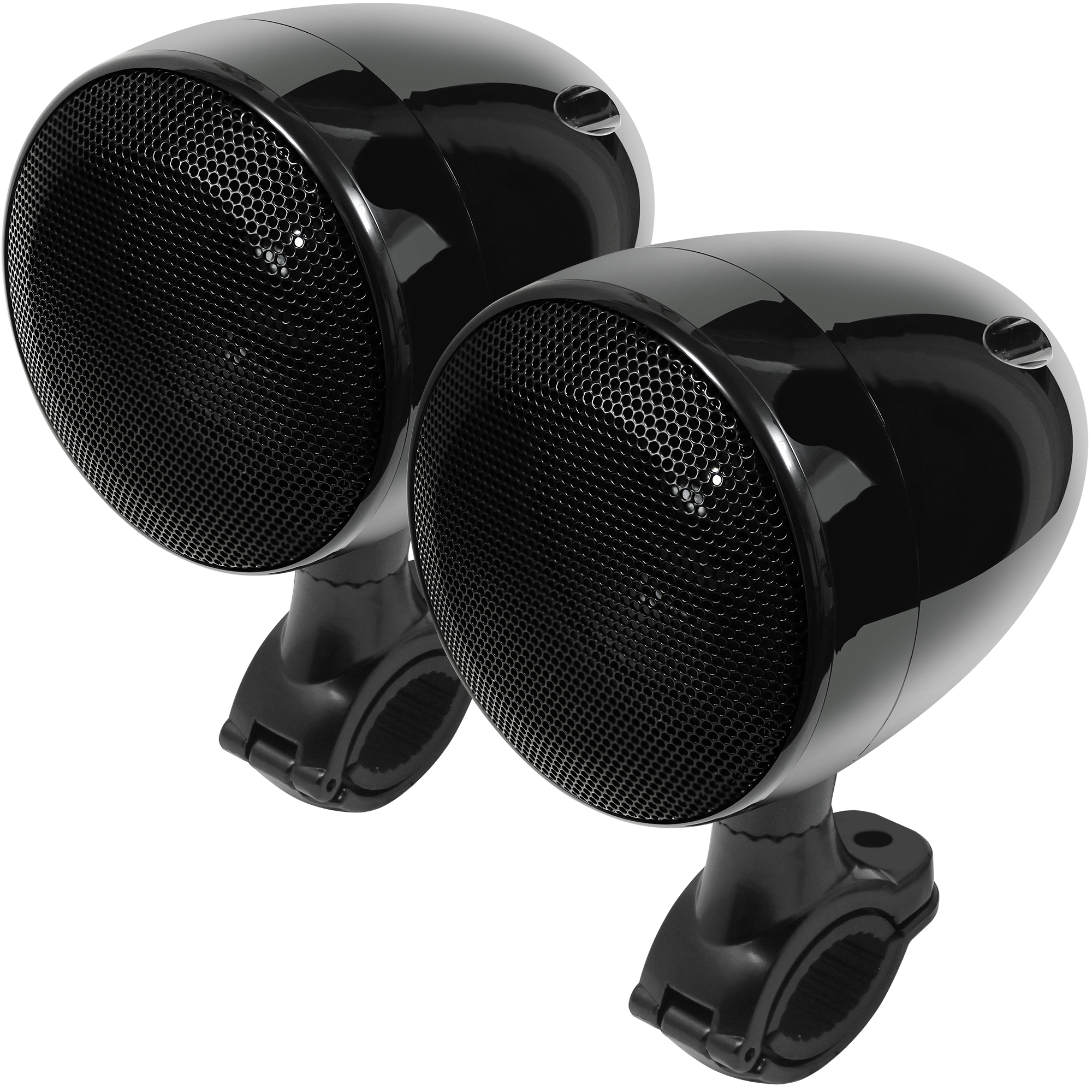 GoHawk TN4W 4 in. Waterproof Bluetooth Motorcycle Speakers and
